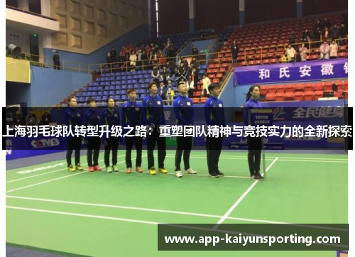 上海羽毛球队转型升级之路：重塑团队精神与竞技实力的全新探索