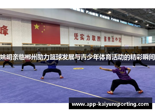 姚明亲临郴州助力篮球发展与青少年体育活动的精彩瞬间